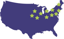 Center Location USA Map